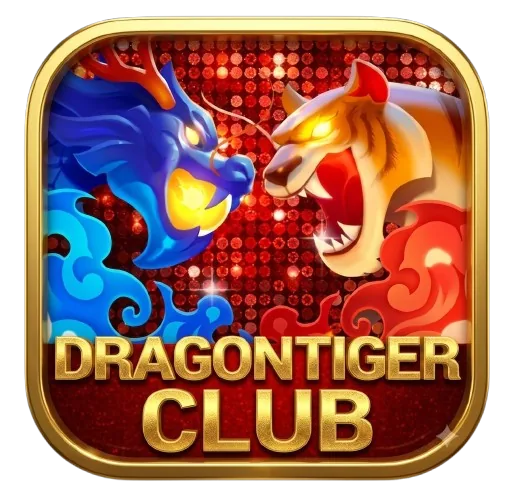 Dragon Tiger Club app icon showing a blue dragon facing a golden tiger